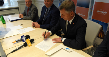 Podpisanie listu intencyjnego pomiędzy Miastem Poznań a Miastem i Gminą Swarzędz