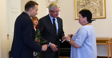Pracownicy oświaty odebrali odebrało nagrody Prezydenta Miasta Poznania