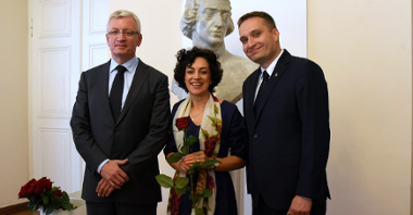 Pracownicy oświaty odebrali odebrało nagrody Prezydenta Miasta Poznania