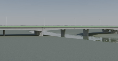 Wizualizacja mostu Lecha