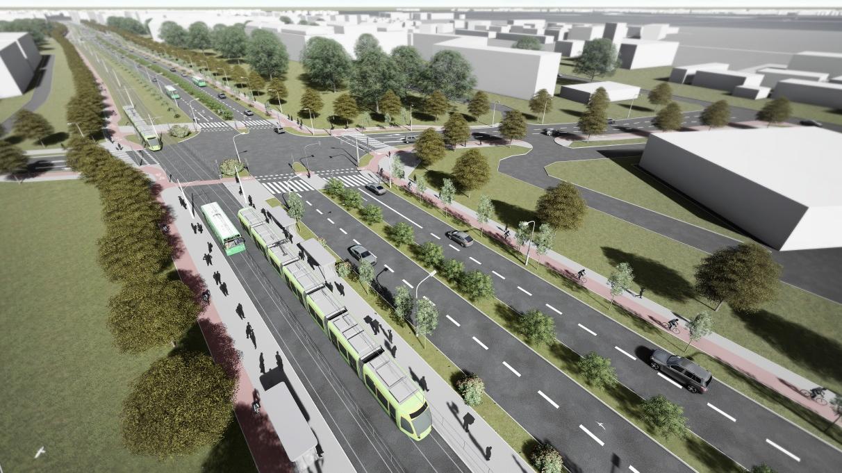 Rozstrzygnięto przetarg na budowę I etapu trasy tramwajowej na Naramowice - grafika artykułu