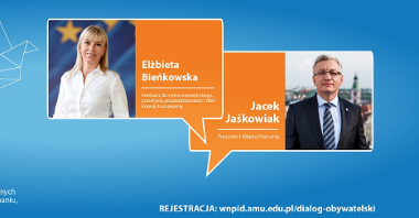 Jacek Jaśkowiak, prezydent miasta i Elżbieta Bieńkowska, unijna komisarz, rozmawiać będą o zrównoważonym rozwoju aglomeracji miejskich