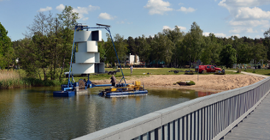 Aerator na jeziorze Strzeszyńskim przeszedł gruntowną renowację