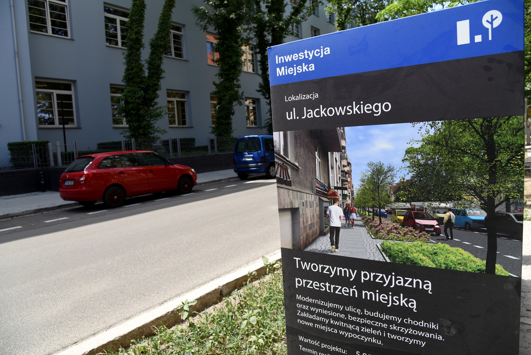 Wielofunkcyjna ulica Jackowskiego będzie gotowa w listopadzie - grafika artykułu