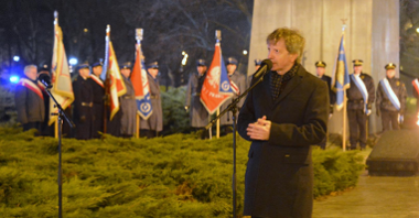Kulminacja uroczystości odbyła się pod Pomnikiem Ofiar Czerwca 1956