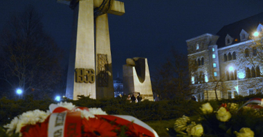 Kulminacja uroczystości odbyła się pod Pomnikiem Ofiar Czerwca 1956