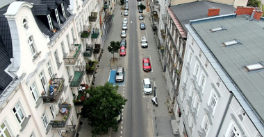 Ulica Kanałowa przed odbrukowaniem