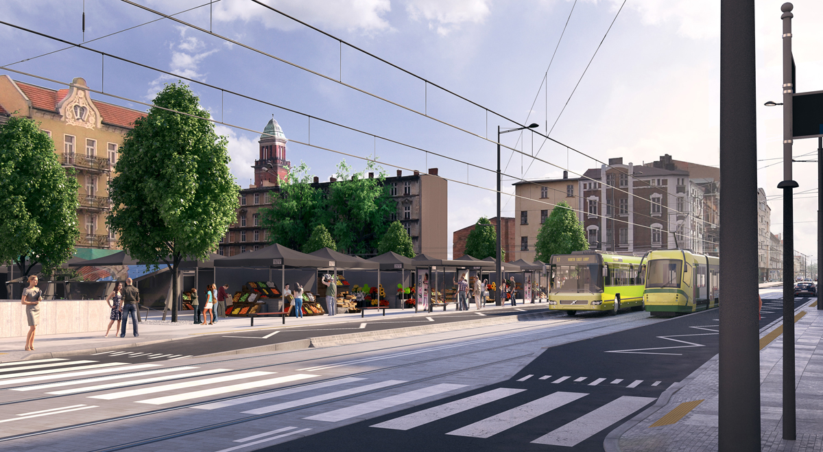 Tak będzie wyglądała ulica Dąbrowskiego po remoncie - grafika artykułu