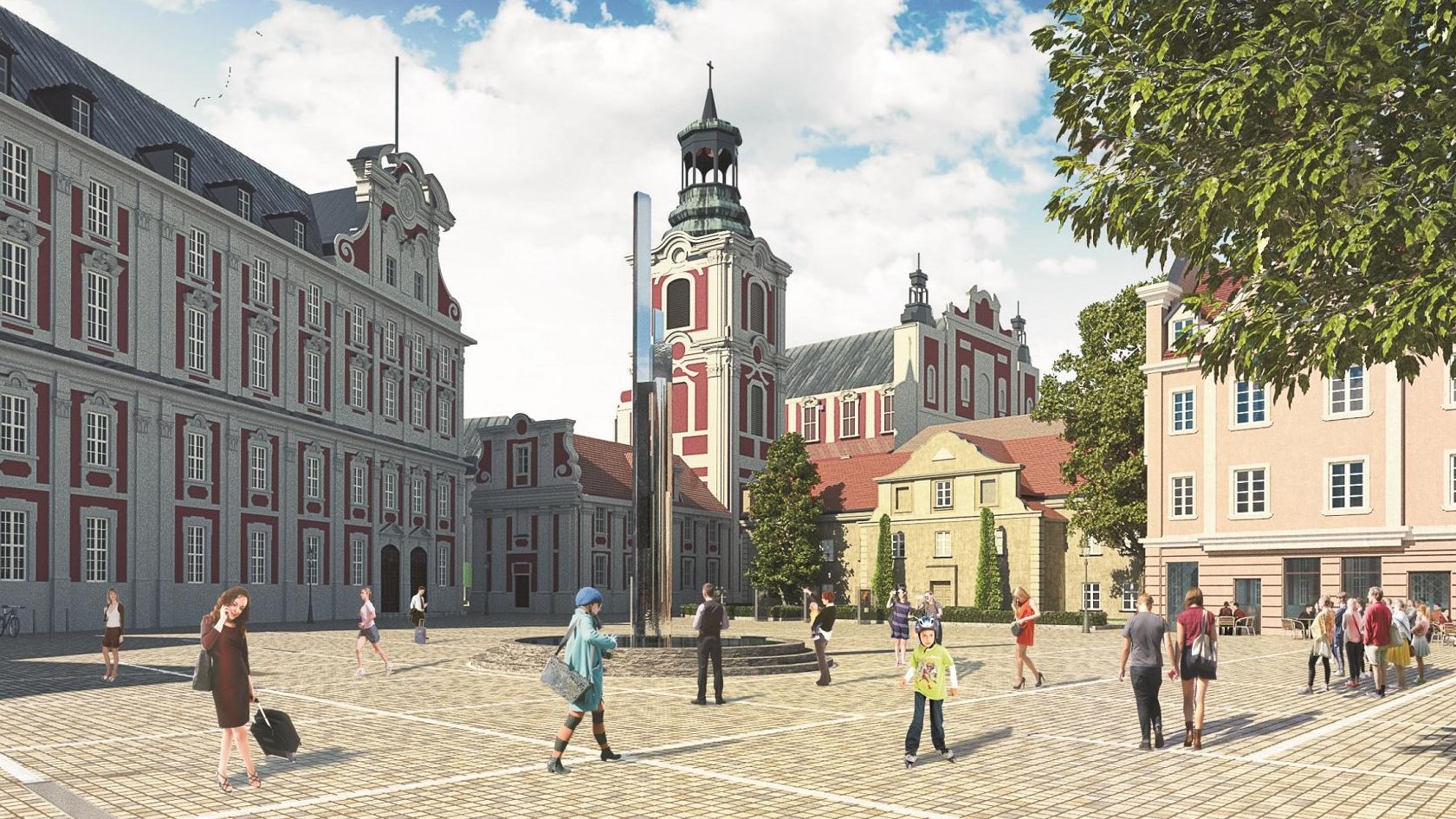 Plac Kolegiacki zmieni się w przyjazną pieszym przestrzeń