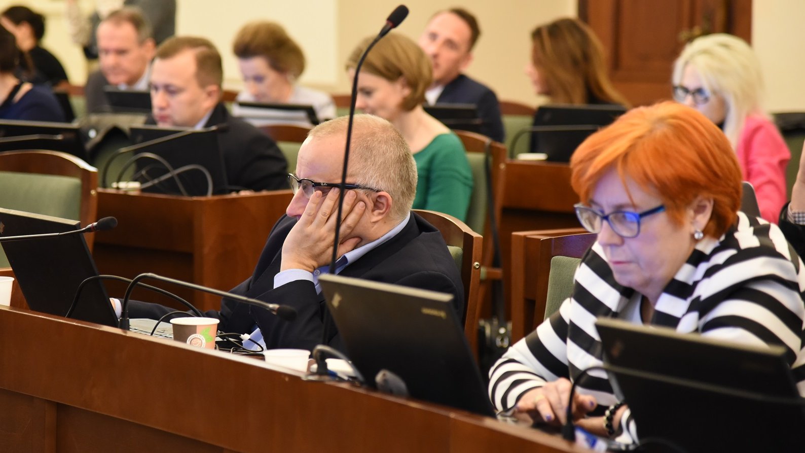 Podczas sesji dyskutowano przede wszystkim nad uchwałą dotyczącą żłobków