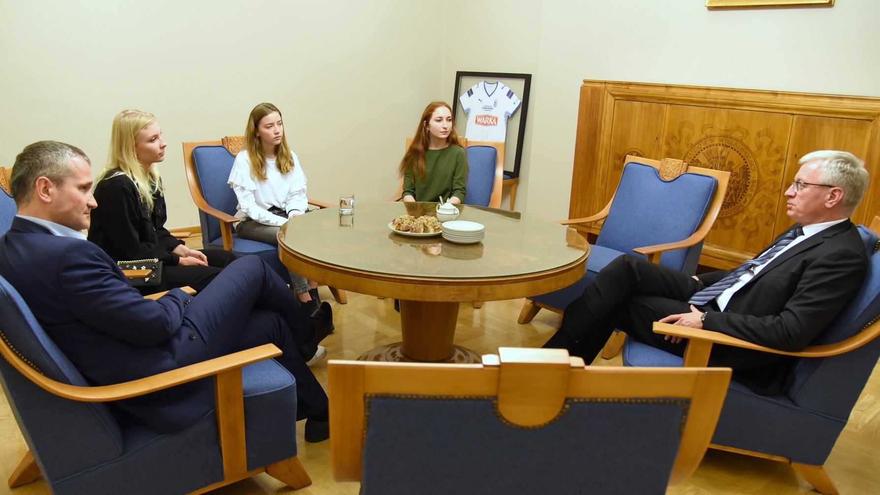 Prezydent Jacek Jaśkowiak spotkał się z autorkami filmu w urzędzie miasta