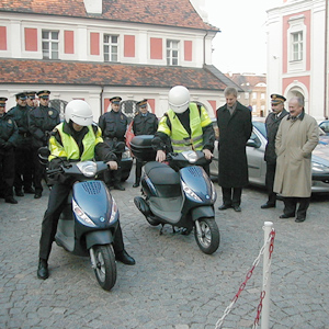 SKUTERY DLA STRAŻY MIEJSKIEJ
