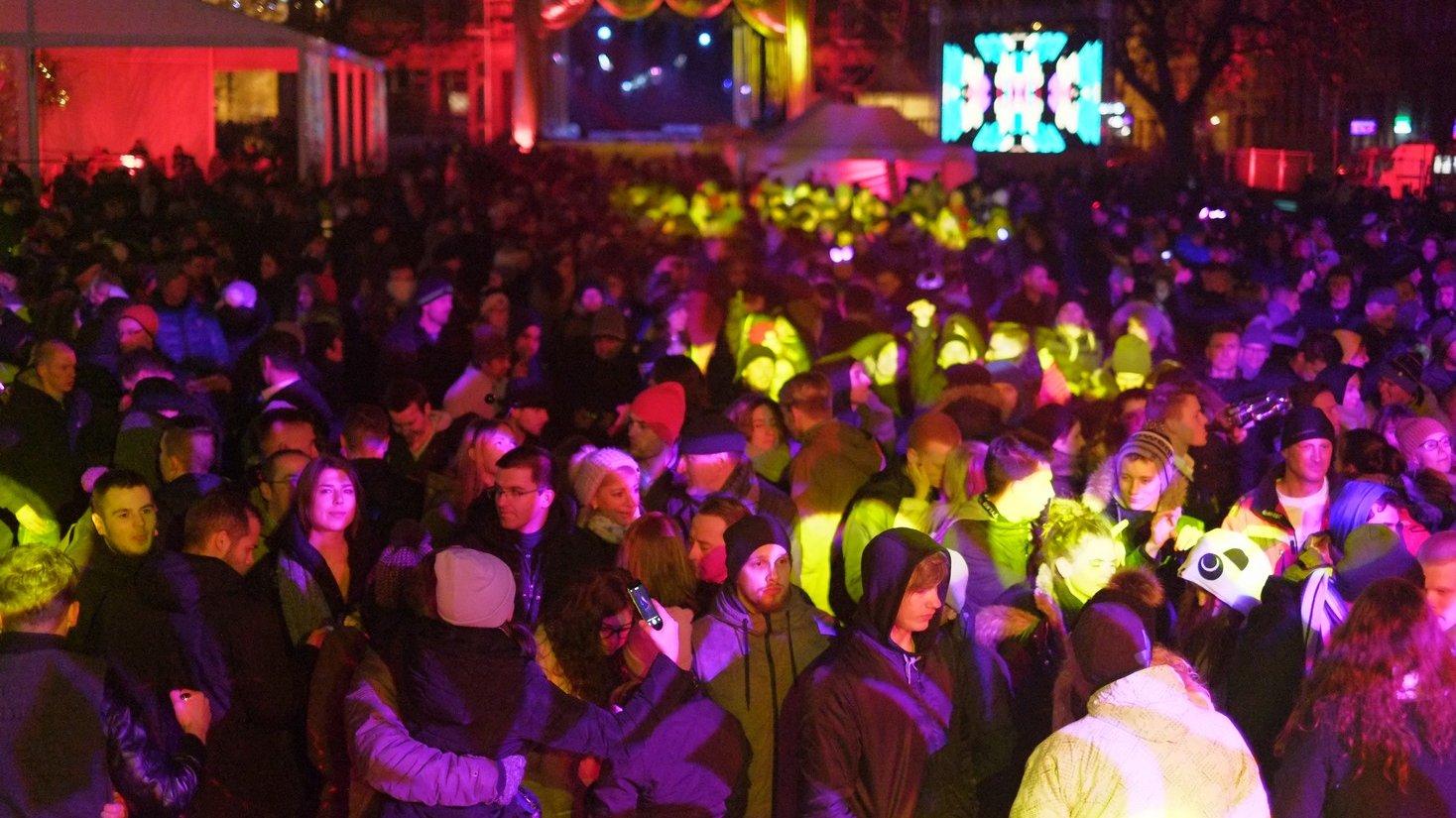 Sylwester na Placu Wolności fot. Estrada Poznańska