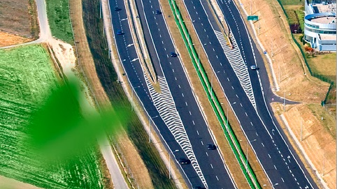 Trwają prace przygotowawcze przed rozpoczęciem przebudowy autostrady na wysokości Poznania