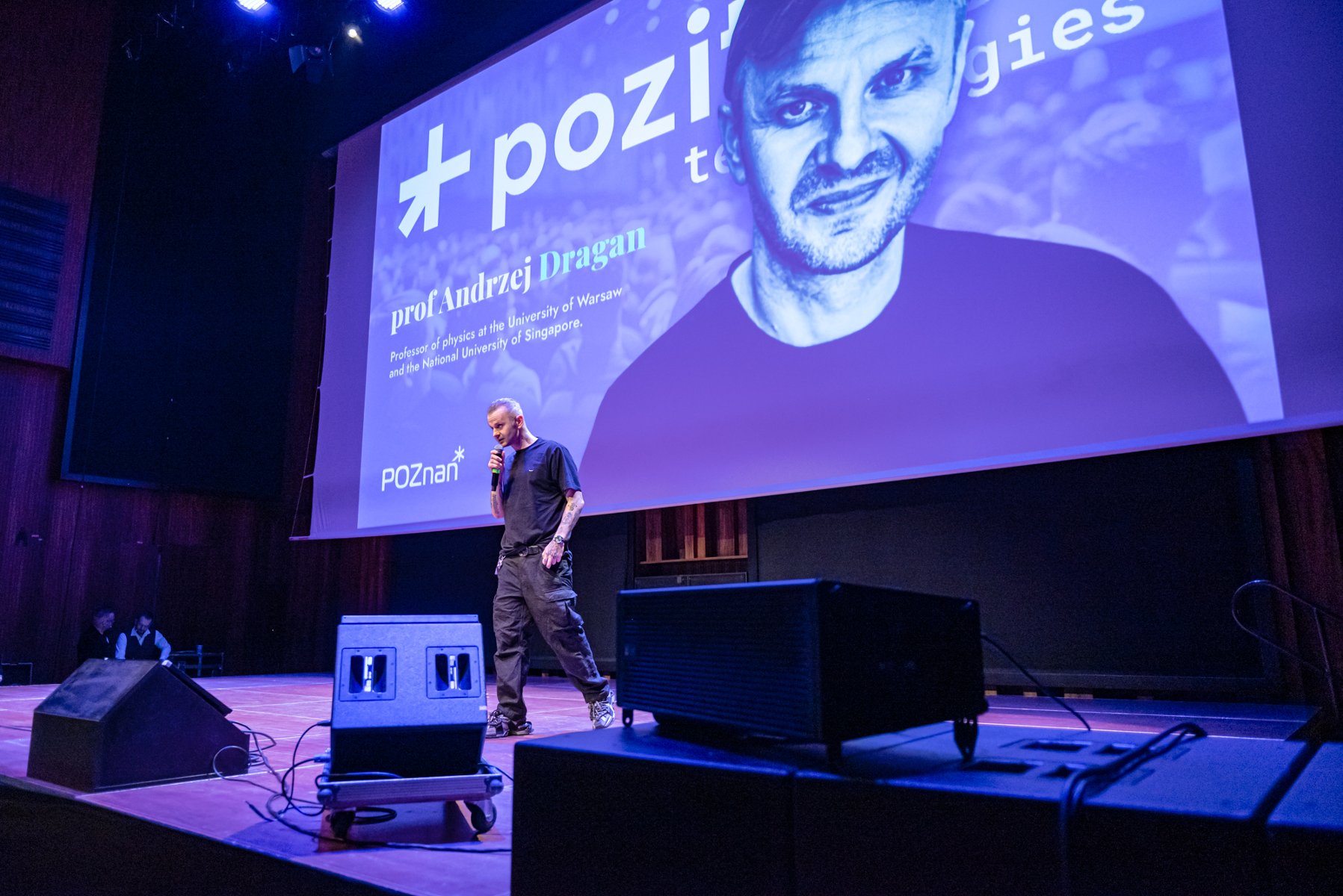 Pozitive Technologies 2024 Professor Dragan on stage at Pozitive