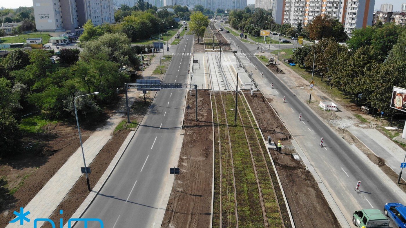 Górny Taras Rataj: wymiana nawierzchni na kolejnym odcinku jezdni