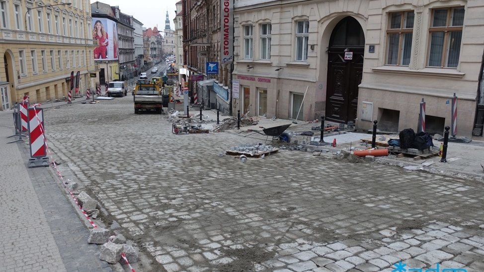 Ulica Ogrodowa w nowej odsłonie - trwają ostatnie prace