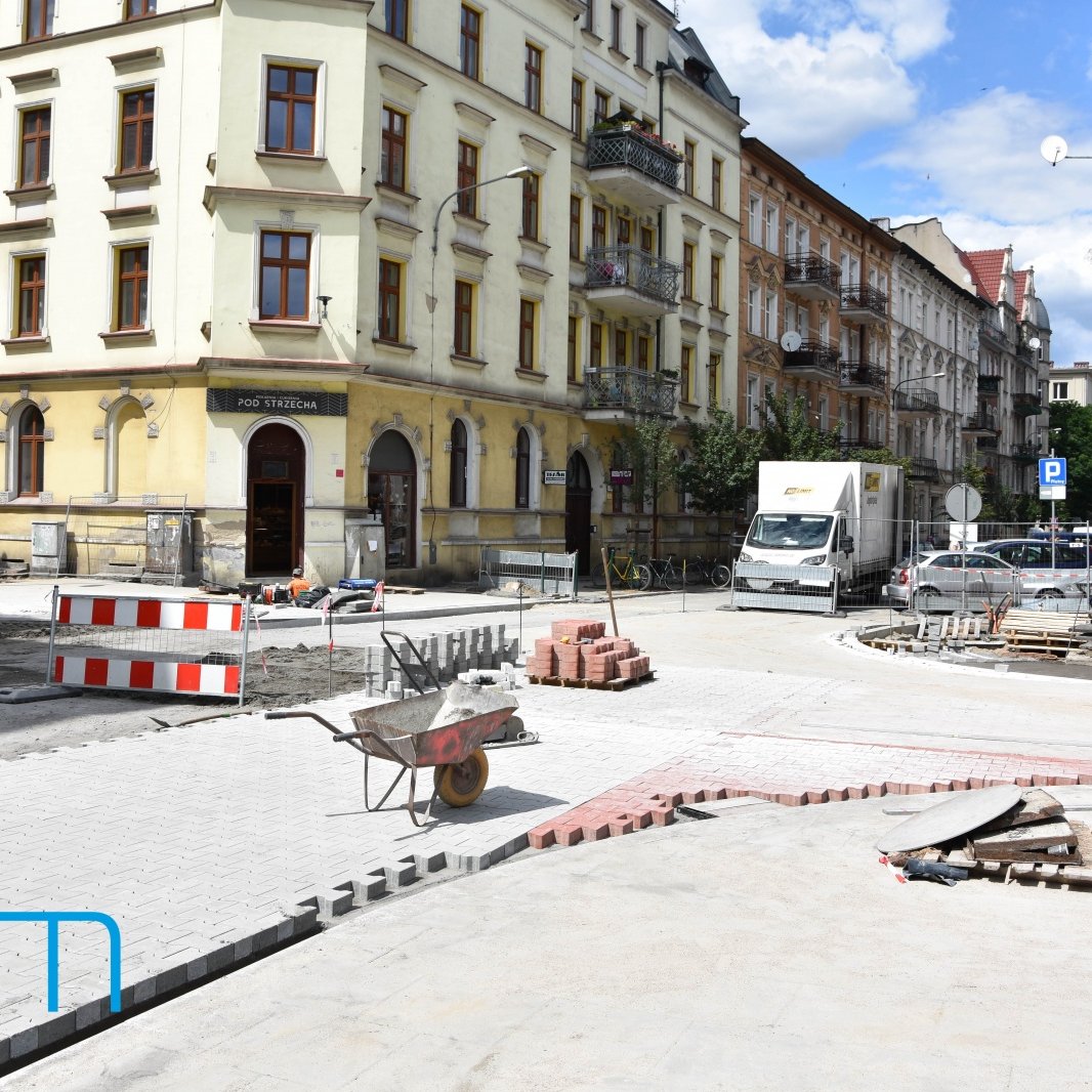 Przed nami trzeci etap prac przebudowy ul. Jackowskiego, od poniedziałku 15 lipca planowane są zmiany w organizacji ruchu