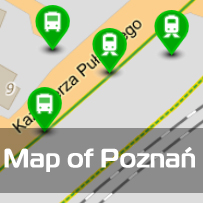 map of Poznań