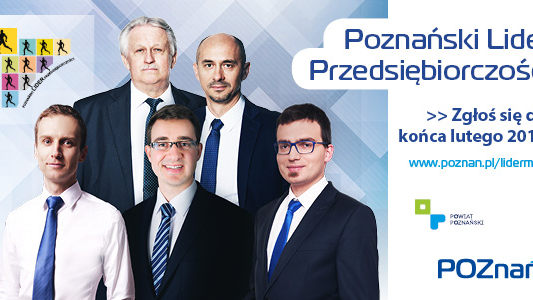 XIV edycja Konkursu o tytuł Poznańskiego Lidera Przedsiębiorczości