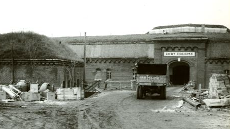 Dziedziniec Fortu VII - 1945