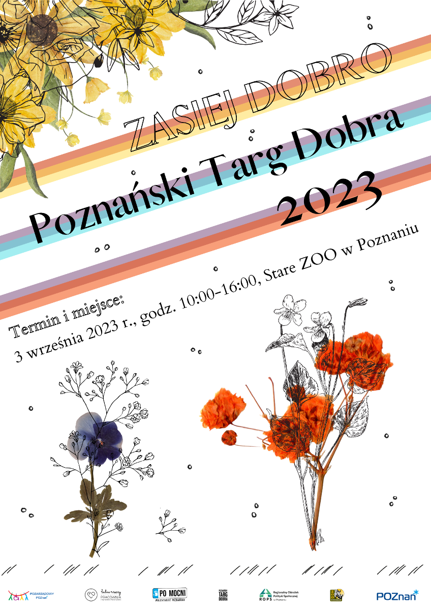 Poznański Targ Dobra 2023 już w najbliższą niedzielę, 3 września br.!