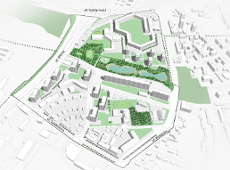 "W rejonie ulic Winiarskiej, Szydłowskiej i Witosa" - propozycja zagospodarowania terenu