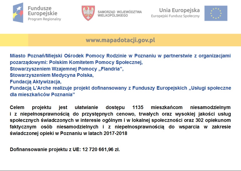 Program "Usługi społeczne dla mieszkańców Poznania" - grafika artykułu