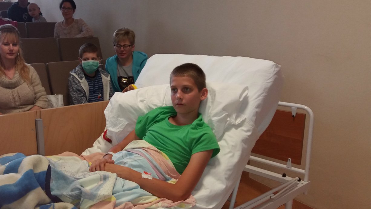Bracia Golec w szpitalu