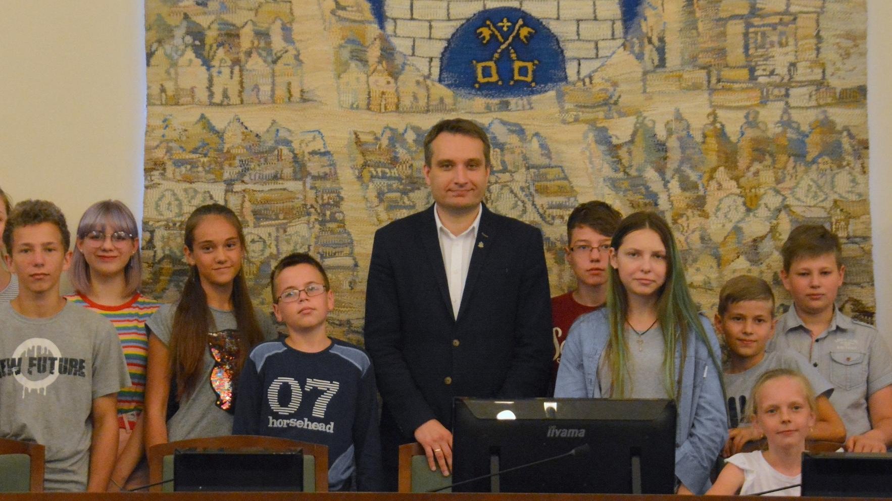 Urząd Miasta Poznania odwiedzili uczniowie polskich szkół na Białorusi
