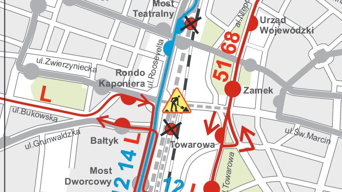 Mapka komunikacji publicznej (ZTM Poznań)