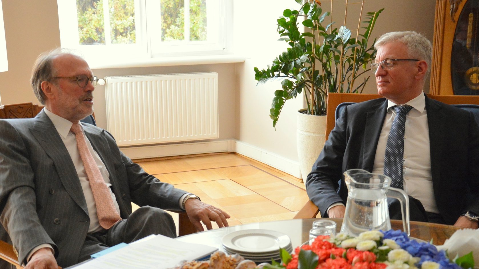 Ambasadora Królestwa Niderlandów przyjął Jacek Jaśkowiak, prezydent Poznania
