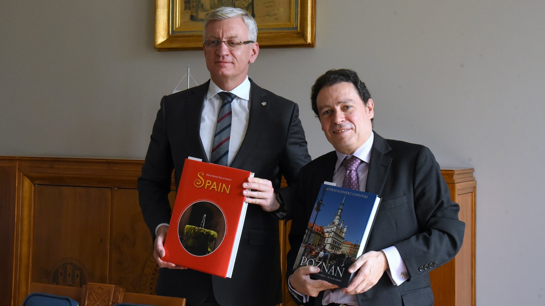 Podczas spotkania rozmawiano o współpracy Poznania z Hiszpanią