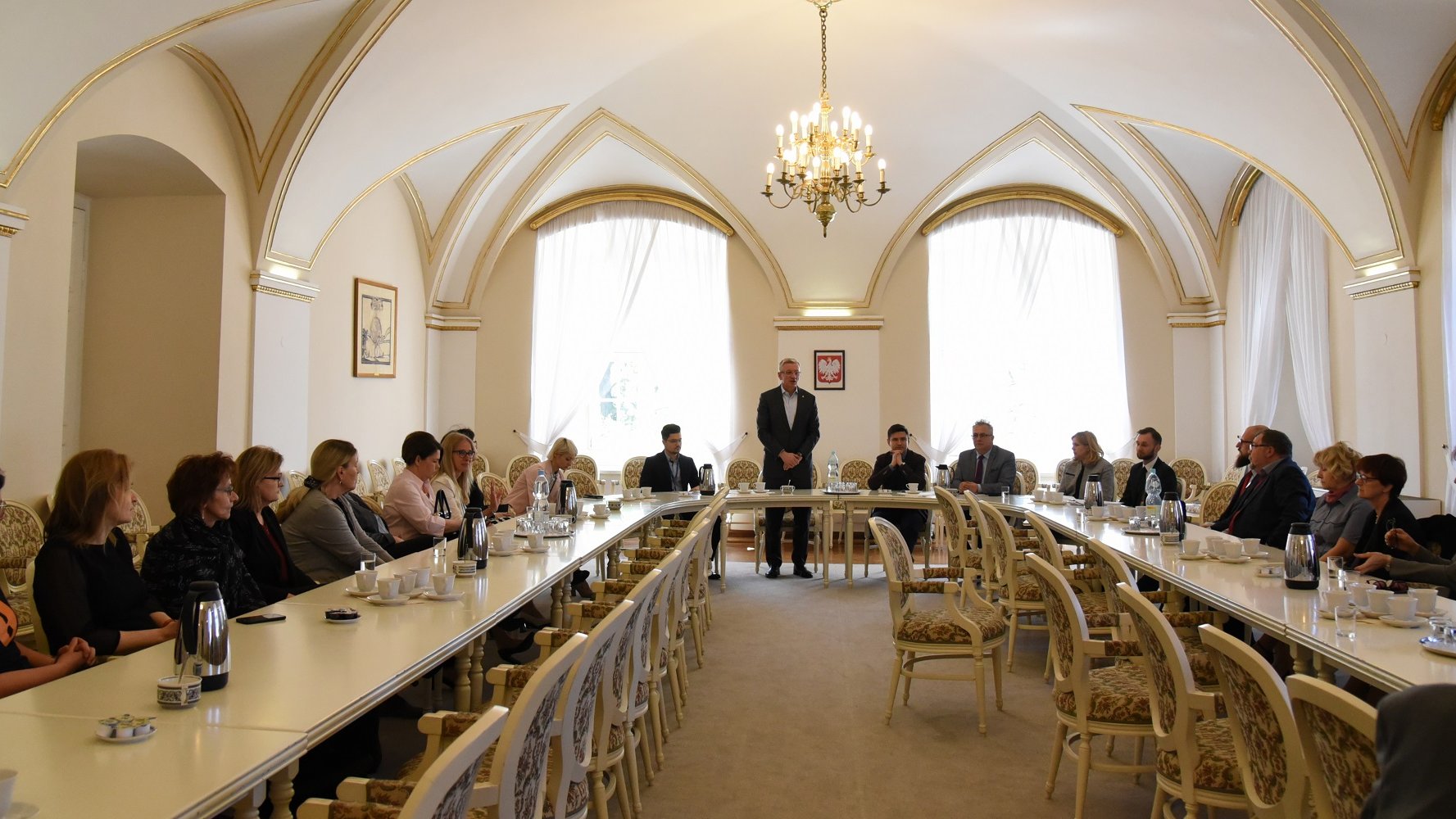 Prezydent Poznania Jacek Jaśkowiak spotkał się z dyrektorami poznańskich liceów i techników