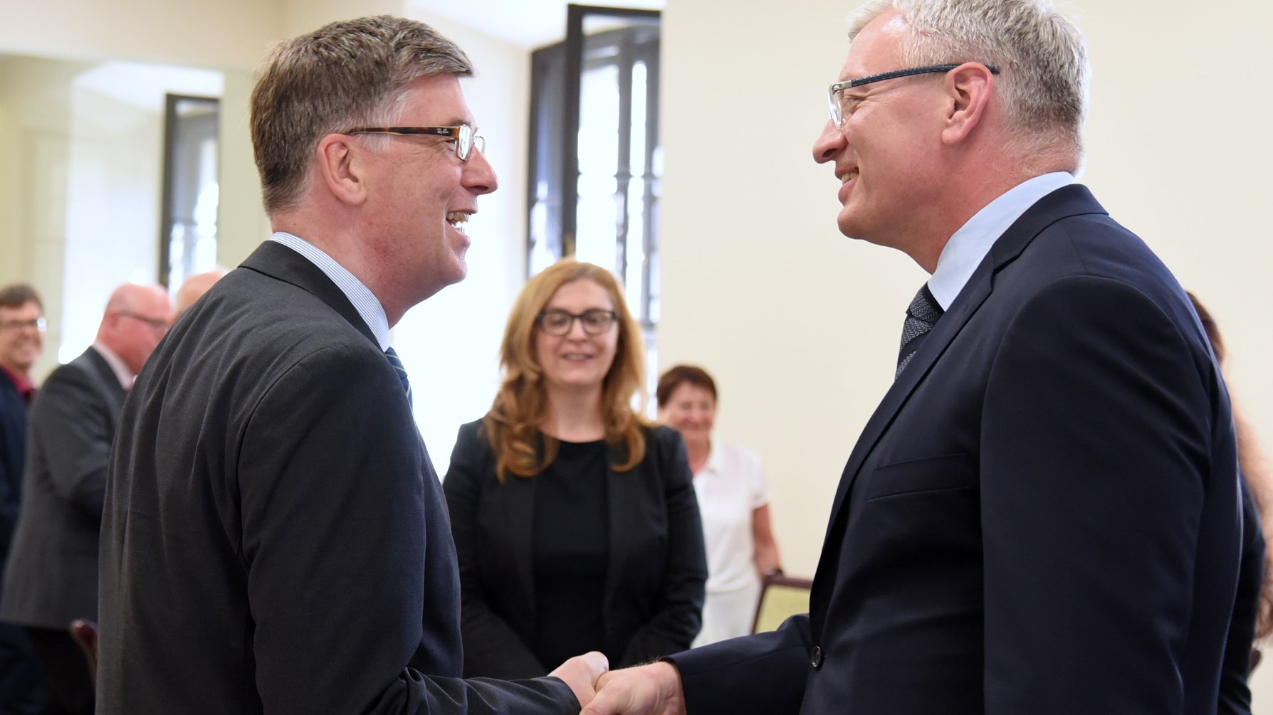 Prezydent Poznania, Jacek Jaśkowiak, spotkał się z niemieckimi i polskimi sędziami
