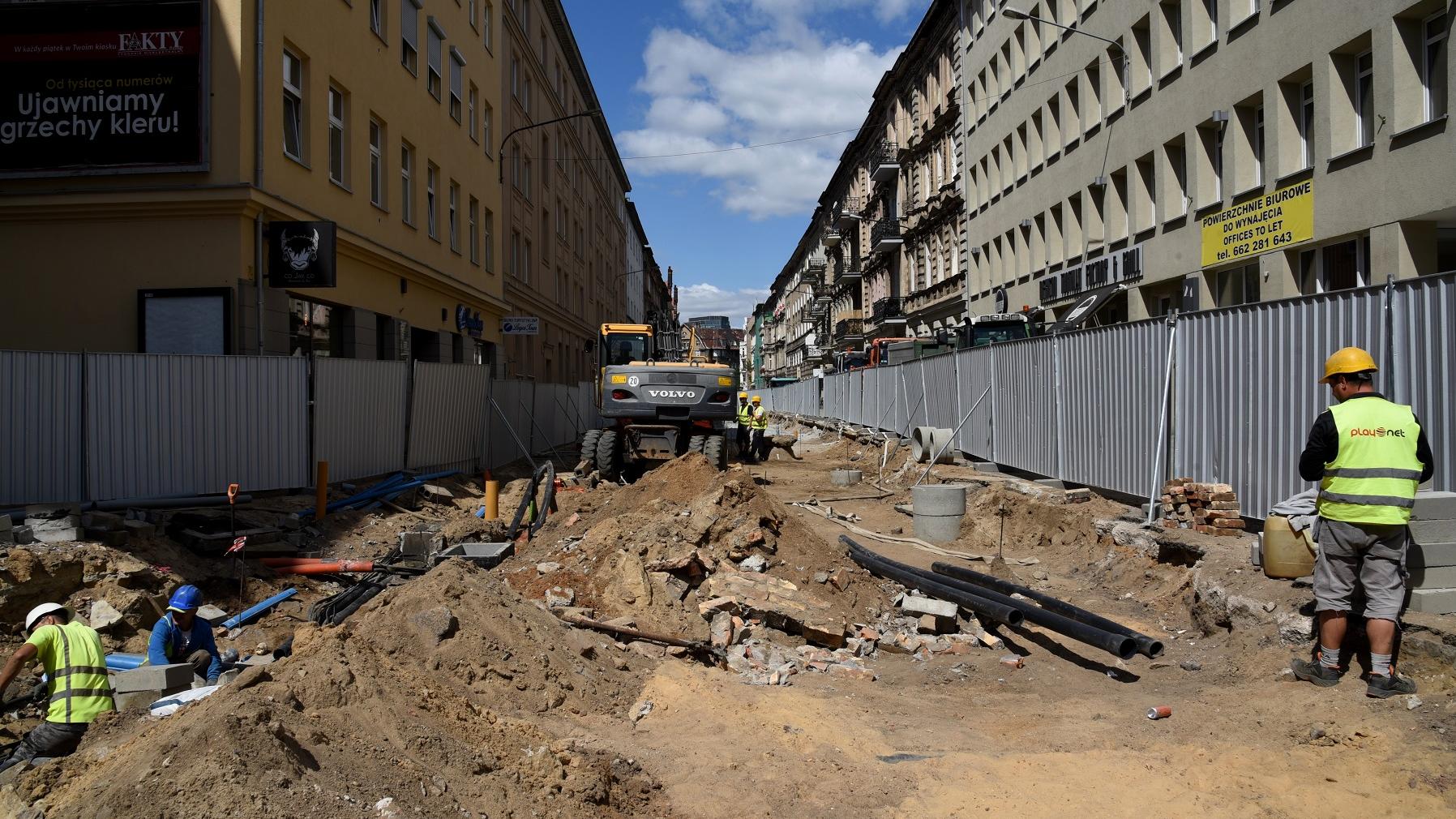 Trwa przebudowa ulic Taczaka i Garncarskiej - grafika artykułu