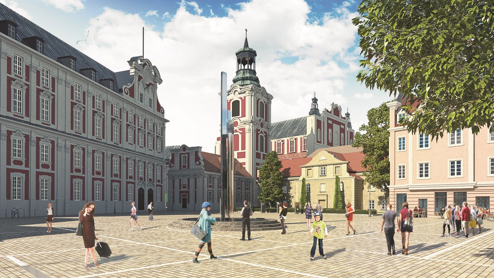 Plac Kolegiacki - wizualizacja