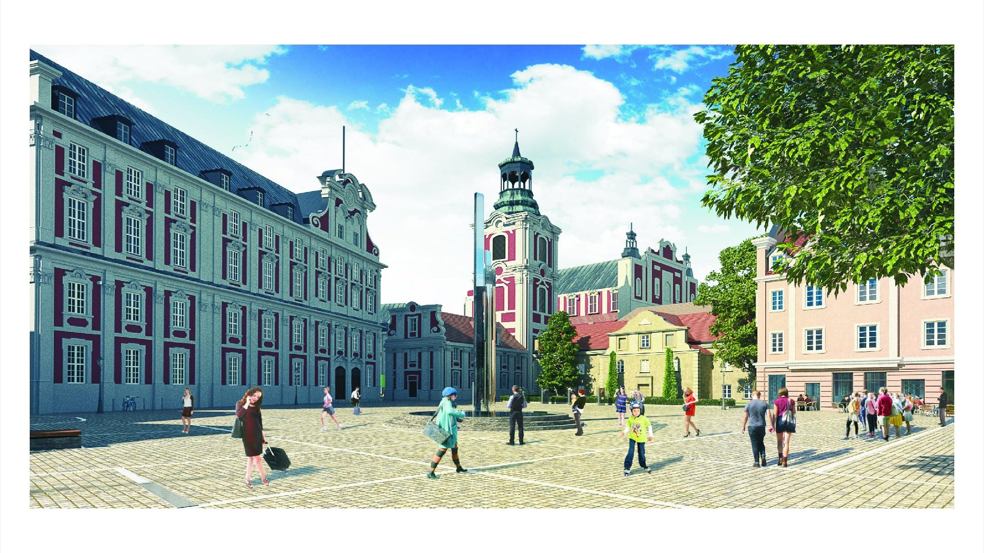 Plac Kolegiacki - wizualizacja