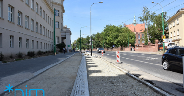 Powstaje trasa rowerowa wzdłuż ul. Grunwaldzkiej fot.PIM