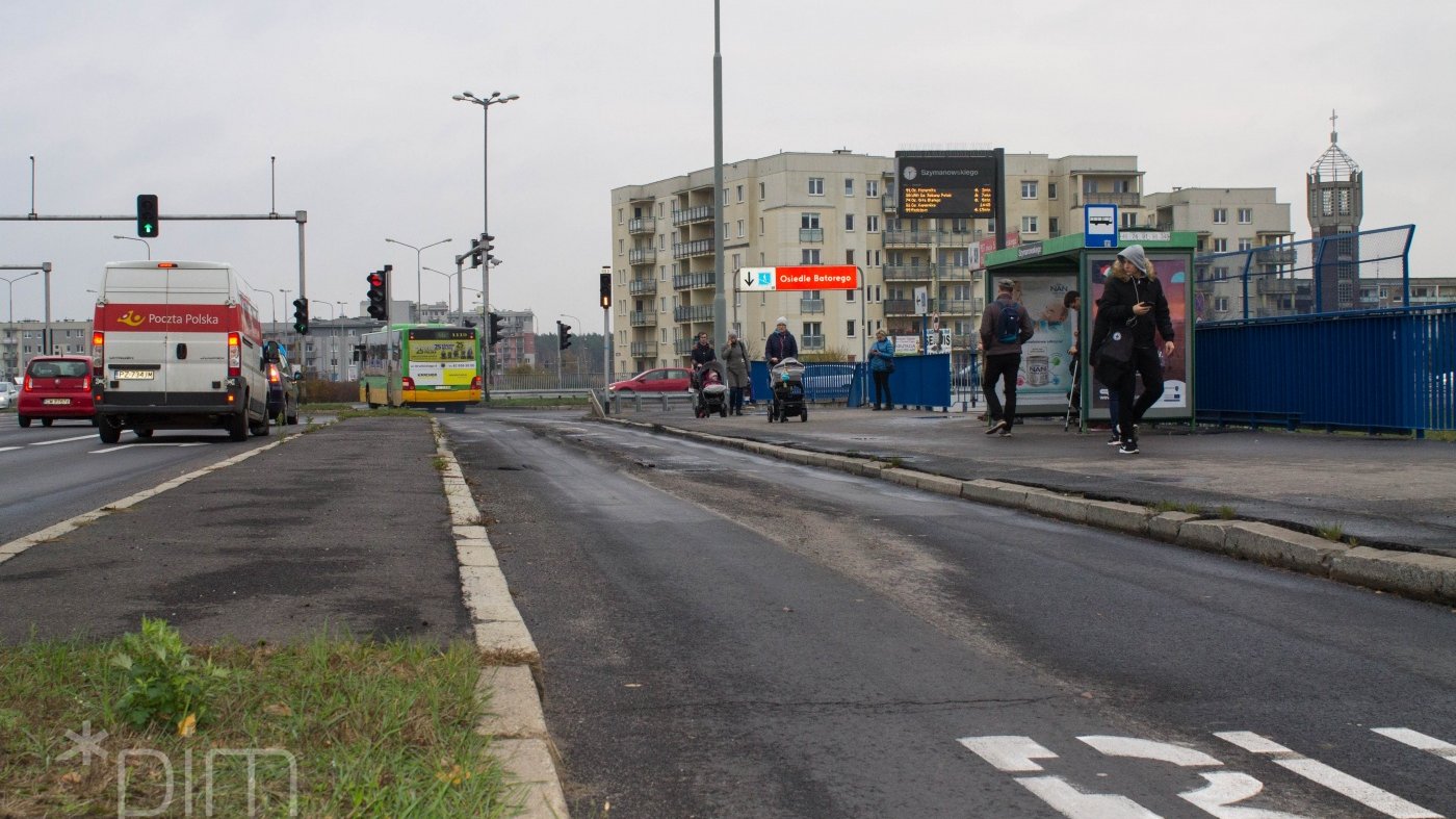 Ruch rowerowy będzie się odbywał na wiadukcie po pasach dla autobusów