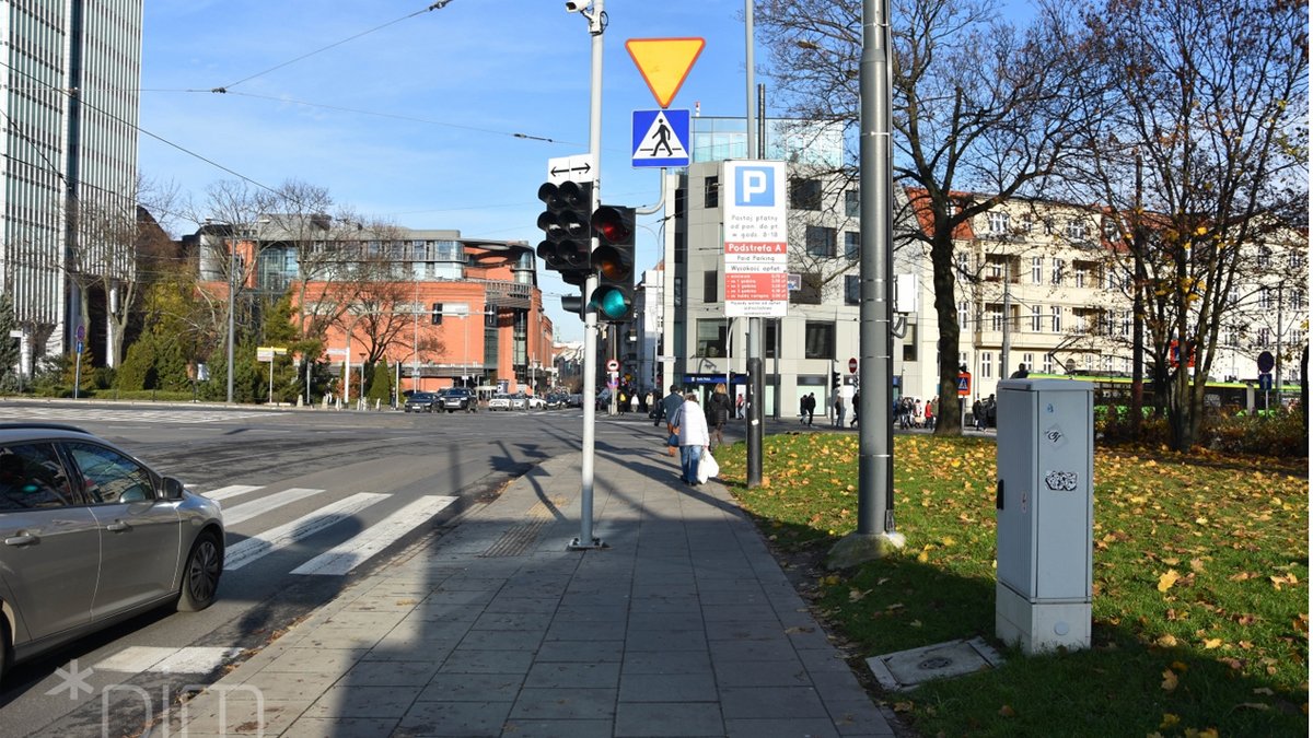 Skrzyżowanie ul. Dolna Wilda i ul. Królowej Jadwigi
