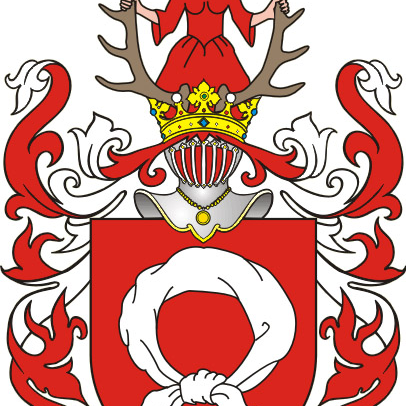 Herb Nałęcz używany przez rodzinę Raczyńskich, ze zbiorów Biblioteki Raczyńskich