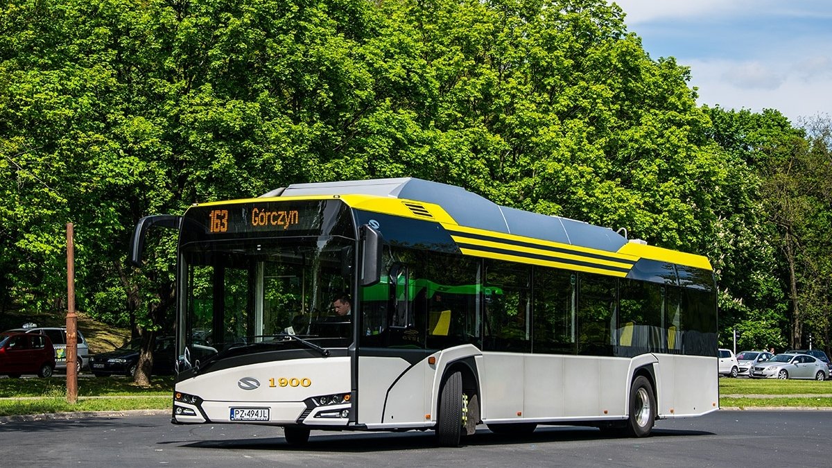 Elektryczny Solaris na testach w Poznaniu fot. M. Nader, poznanskie-autobusy.pl