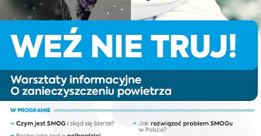 Spotkanie "Weź nie truj!" odbędzie się w czwartek (28 marca), o godz. 17:00, w Szkole Podstawowej nr 57, przy ul. Leśnowolskiej 35