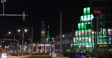 W środę wieczorem wiele poznańskich obiektów rozbłysnęło na zielono