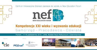 Pierwszy dzień New Education Forum odbył się w Collegium Minus Uniwersytetu im. Adama Mickiewicza, fot. materiały prasowe.