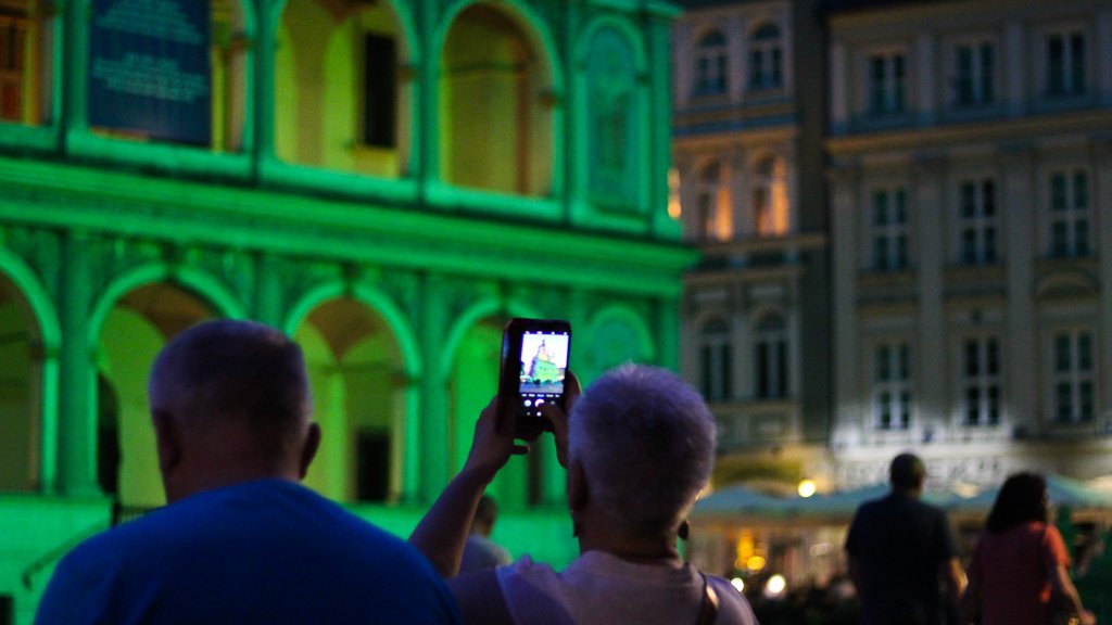 W środę wieczorem wiele poznańskich obiektów rozbłysnęło na zielono