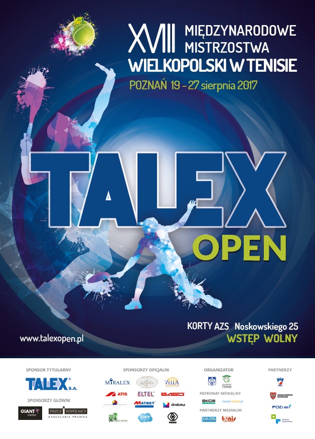 Plakat Talex Open 2017 - grafika artykułu