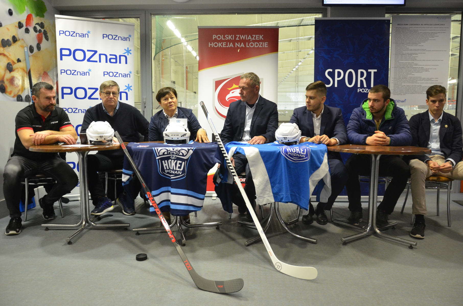Konferencja prasowa Hokej Poznań fot. Wydział Sportu UMP - grafika artykułu