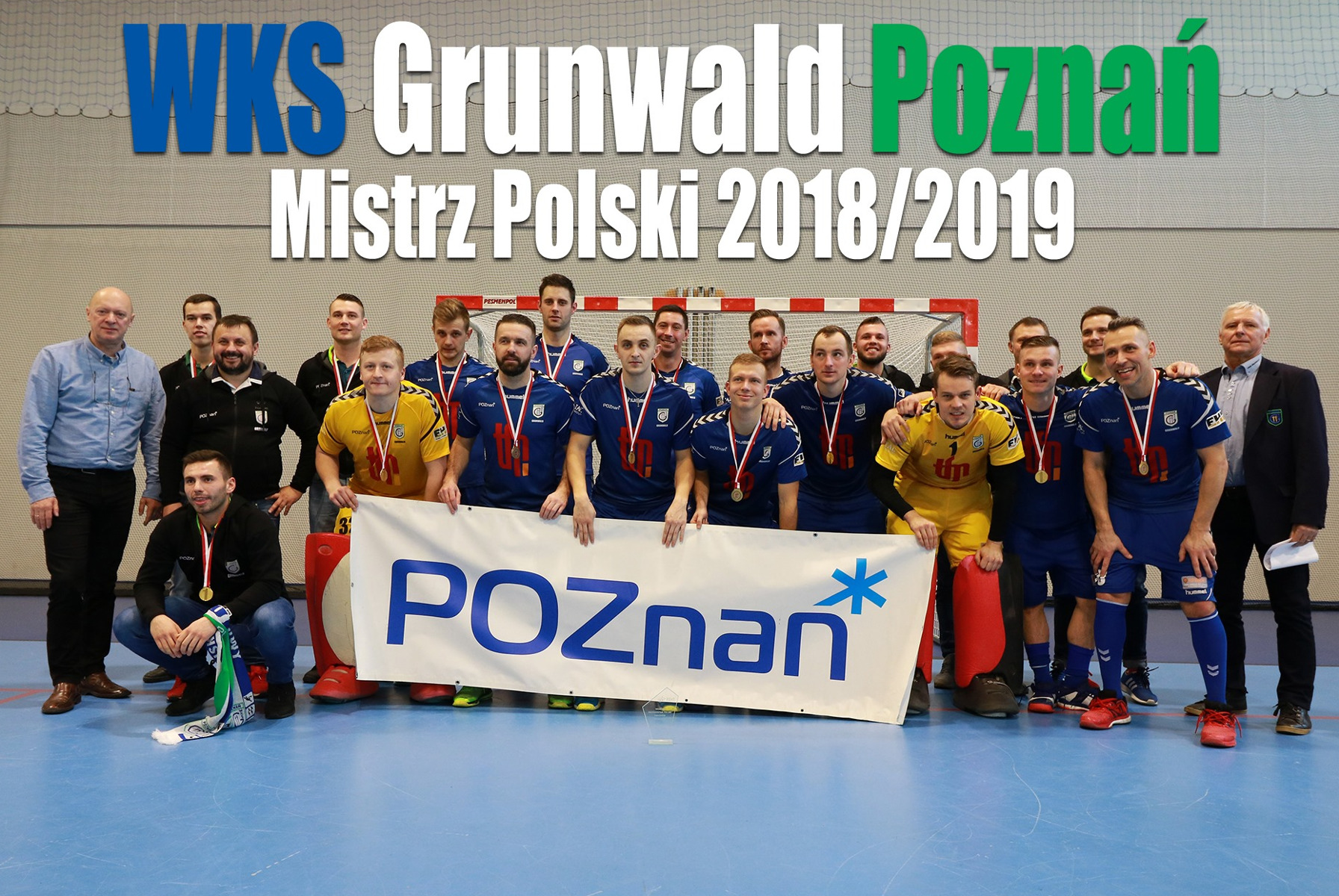 Hokeiści Grunwaldu Poznań fot. WKS Grunwald Poznań - grafika artykułu